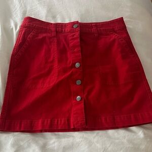 J Crew Button Front Mini